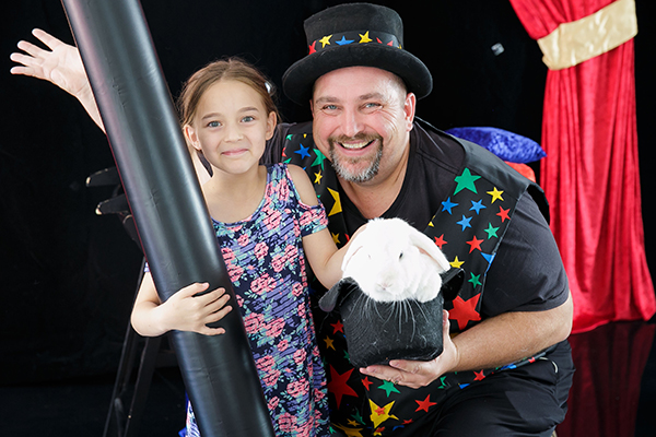 Awesome Bunny and Dove Magic Show